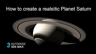 Tutorial, How create Planet Saturn by 3ds max