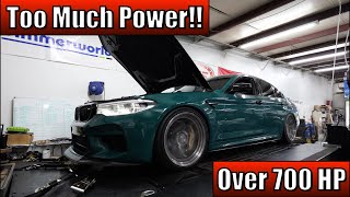 OTS vs Custom Tuning / F90 M5 Dyno Tune/ #utkunoaperformance #700hp