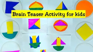 Brain teaser Activity for kids at home simple easy fun play | Brain Booster