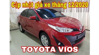 Cập nhật giá xe 12/2020| toyota Vios 2020