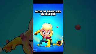 Most op brawlers on release #brawlstars  #shorts  #supercell  #op