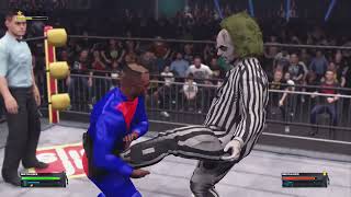 Beetlejuice vs Beetlejuice - WWE 2K24 (Gameplay)