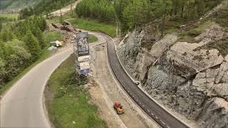 Strassensanierung Schlangengrube Strasse Täsch-Zermatt - Ulrich Imboden