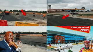 Ghana's New Prempeh 1 International Airport Runway Extension And Parking lots Nearing Completion