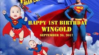 Wingold 1st Birthday