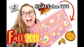 FABFITFUN FALL 2018 UNBOXING!