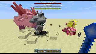 Minecraft Mob Battles: Frostmaw versus Barako and Ferrous Wroughtnaut