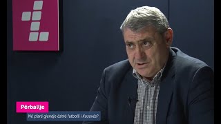 Fadil Vokrri në një intervistë në vitin 2017 kur fliste për të ardhmen e futbollit në Kosovë