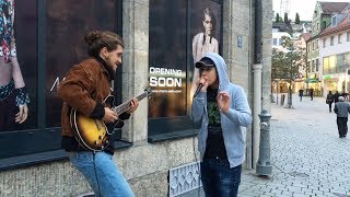 Amazing Beatboxer of 15 Yers Old - Street Improvisation - Borja Catanesi