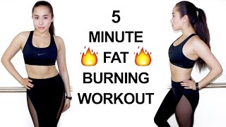 🔥 5 MINUTE BELLY FAT BURNER | Full Body HIIT Workout 🔥