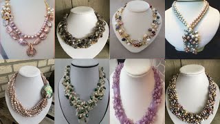 Latest fashion trends || necklace designs || pearls necklace #fashion #new