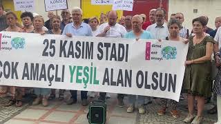 25 KASIM STADYUMU ÇOK AMAÇLI YEŞİL ALAN OLSUN