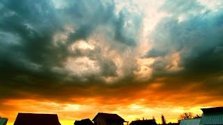 Beautiful Sunset Sky Video Background Timelapse Music #3