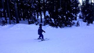 Solly's First Day of Skiing - Ever