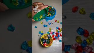 🦋🎉Asmr colourful beads pouring satisifying video, satisfying shorts, satisfying Amar beads #asmr