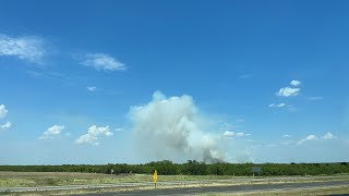 Major Brush Fire - NW of Wichita Falls, TX