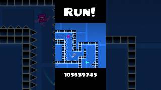 Geometry Dash: Escape the EVIL CUBE #shorts