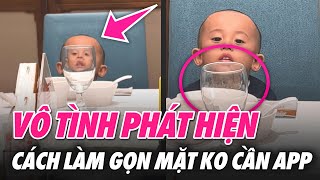 Cô gái bất ngờ phát hiện cách khiến khuôn mặt mình NHỎ GỌN mà không cần dùng app | Cột Sống Gen Z