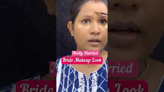 Newly Married Brides this is for you✨ MAKEUP TUTORIAL #newlymarriedmakeup #makeupshort #makeuphack