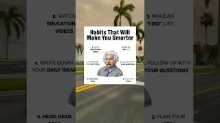 habits that will make you smarter #shorts #selfdevelopment #motivation