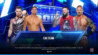 Grayson Waller & Austin Theory VS Kevin Owens & Randy Orton - Smack Down - 5 STAR - WWE 2K23