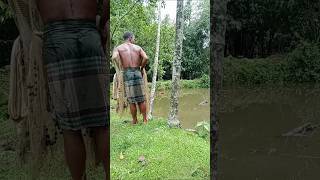 পুকুরে মাছ ধরছে কী ভাবে নাদেখলে মিছ করবেন #video #fishing #amazinganimals #fish #fishingmethod