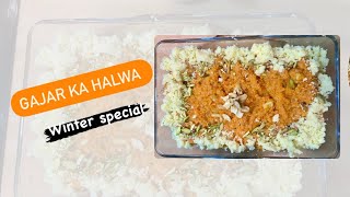 Gajar Ka Halwa recipe | Carrot Halwa | Gajrela | Winter special dessert @CookingtaleswithLubna