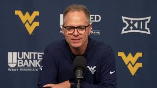 WVU women's basketball head coach Mark Kellogg 10/8/24