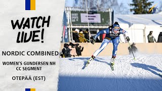 FIS Nordic Combined - Watch LIVE World Cup Women's Gundersen NH Otepää 2024 - CC segment