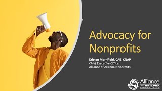 AFP October Meeting - Advocacy Fundamentals for Fundraising Professionals