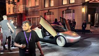 2 Chainz and MKBHD Taking Rides in Tesla Cybercab Robotaxi at "We, Robot" Tesla Event on 10/10/2024