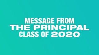 Dear Class of 2020 | A Message from Sharon Watson