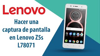 ¿Cómo hacer una captura de pantalla en Lenovo Z5s L78071?