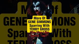 More Gene Simmons Annoying Terry Gross of NPR KISS Band #kissband #classicrock #genesimmonsinterview