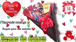 Ramo de dulces 🍬🍭 para san Valentin ❤ emprende conmigo 🤑 te comparto precios 💲💰