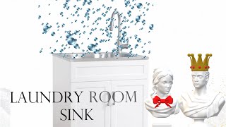 GLACIER BAY LAUNDRY CABINET SINK from Home depot