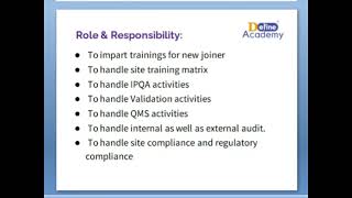 Role & Responsibility of Quality Assurance in Pharmaceuticals Industry