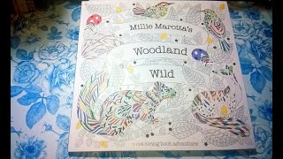 Обзор раскраски " Woodland Wild" Millie Marotta