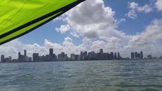 Falcon Sail on a Tamdem Kayak