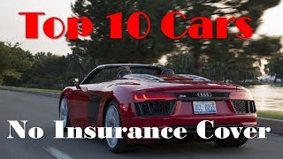 Top 10 Cars No Insurance Company Wants to Cover