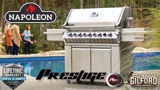 NAPOLEON PRESTIGE PRO 665 STAINLESS STEEL 8-BURNER PROPANE GAS GRILL | Gilford Hardware