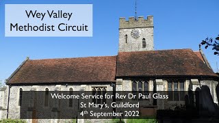 Circuit Welcome Service for Rev Dr Paul Glass