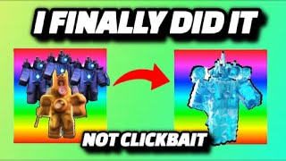 I FINALLY GOT IT! (Roblox Skibidi Tower Defense)