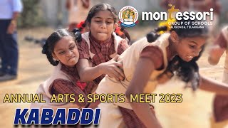 Arts and Sports Meet  2023 | Kabaddi | Montessori  High School | Valigonda