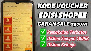 Kode Voucher Shopee Edisi Gajian Sale 25 Juni