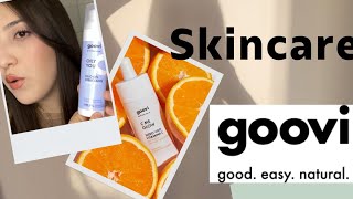 SKINCARE  INSIEME CON I NUOVI PRODOTTI GOOVI!! ❤  iscriviti per altri video!