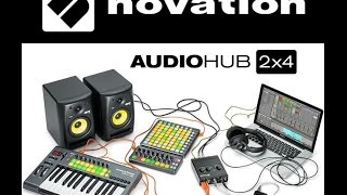 Novation Audiohub 2x4 key features explained