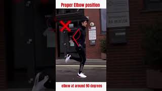 Proper Elbow Position #shorts #running #shortsvideo #runner #runningtips #properelbowposition