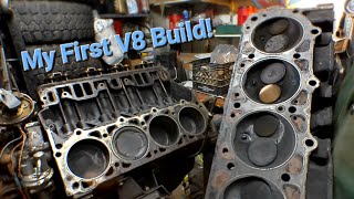 A Gremlin Engine Build. Pulling Apart An Amc/Jeep V8 360, Part 2. My First V8 Build.