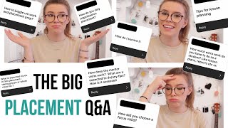 The Big Placement Q&A / Student Teacher